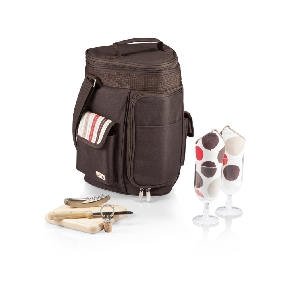 PICNIC Time Wine And Cheese Tote W/ Accessories NWT - Picture 2 of 5